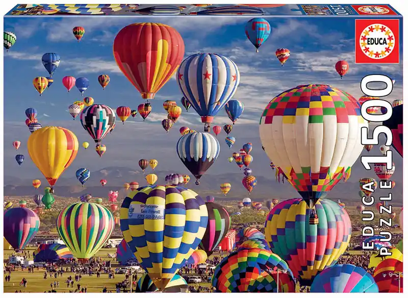 Educa - Puzzle 1500 - Hot Air Ballons (017977) - Smidig beställning