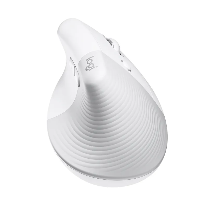 Extra bra pris - Logitech - Lift for Mac Vertical Ergonomic Mouse - OFF-WHITE