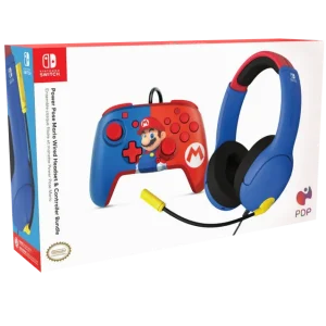 Mario bundle - Airlite Headset & Mario Power Pose Controller - Prissänkt