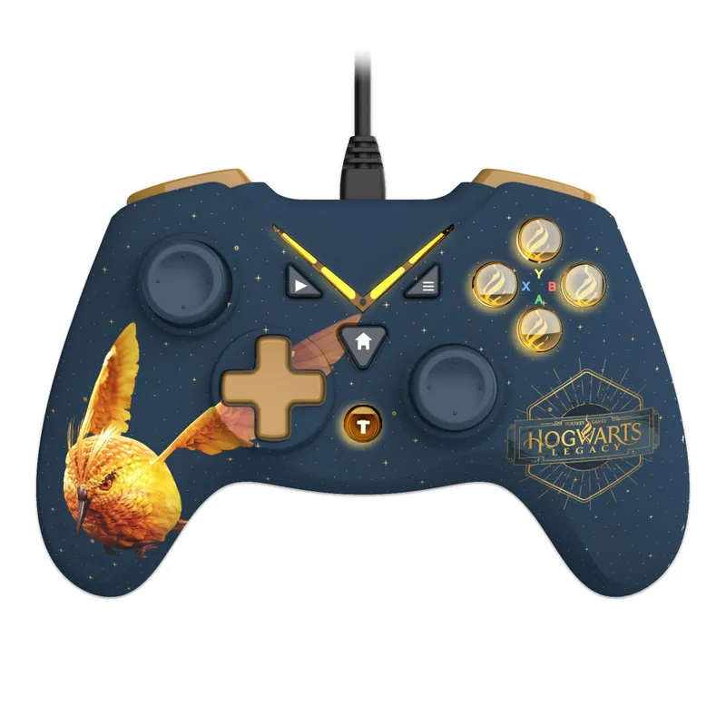 Nyhet hos oss | Freaks And Geeks - Harry Potter - Wired Controller for Xbox One/ PC with 3M Câble - Golden Vivet