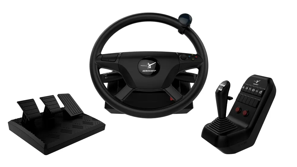 Kanonerbjudande - Aerosoft - Truck and Bus Steering Wheel System