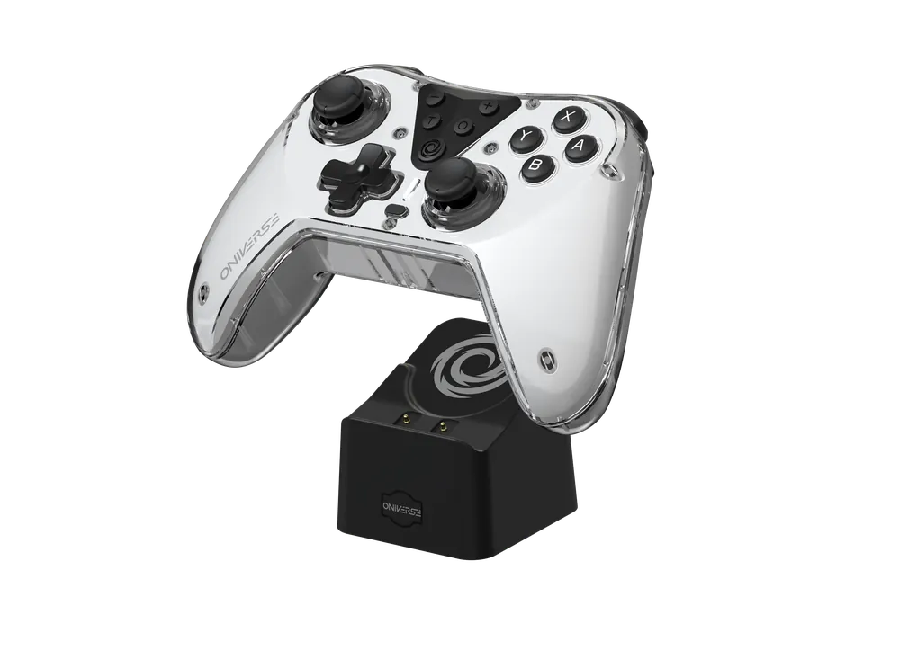 Nintendo Switch Oniverse Astralite Controller Wireless Smoked White inkl. Charging Station - Kundernas favorit