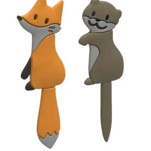 Kampanjpris - Winkee - Magnetic Hooks - Otter and Fox