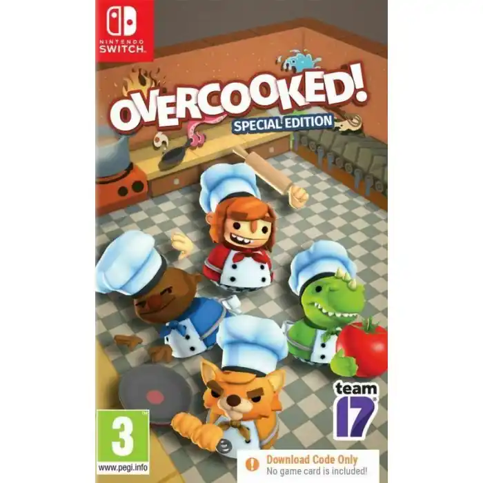 Bästa pris - OVERCOOKED! SPECIAL EDITION (CODE IN BOX) - Nintendo Switch
