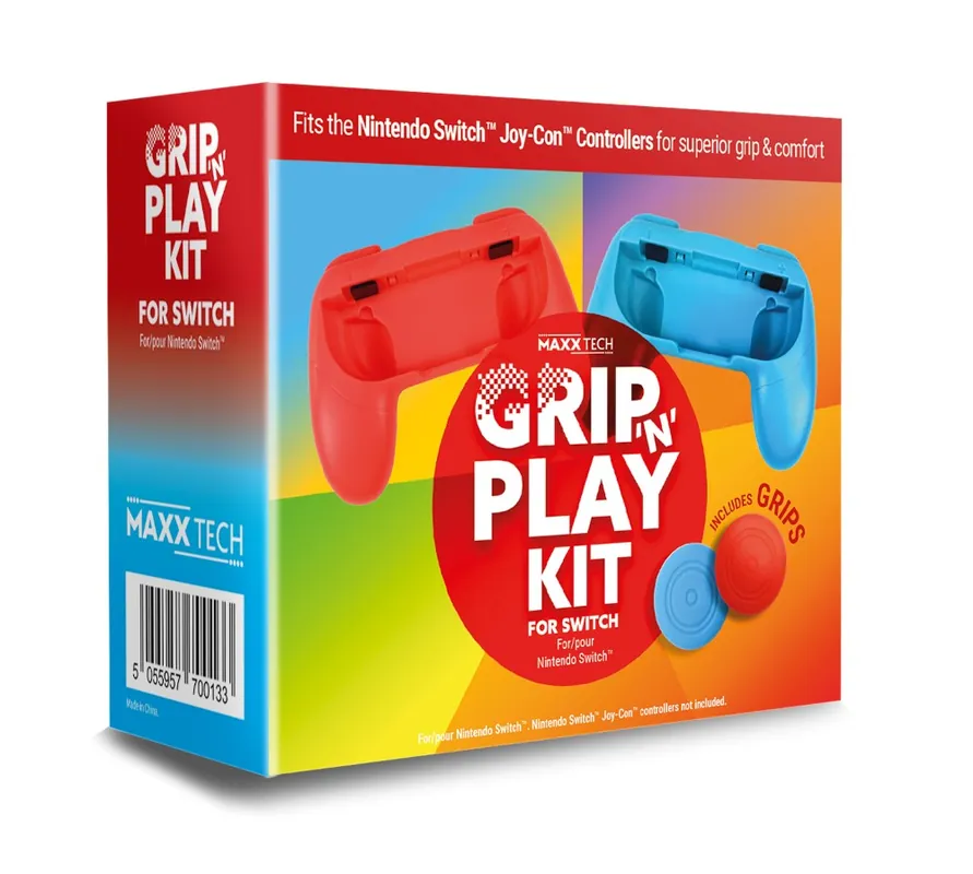 Premiumkvalitet | Grip ‘n’ Play Kit for Switch
