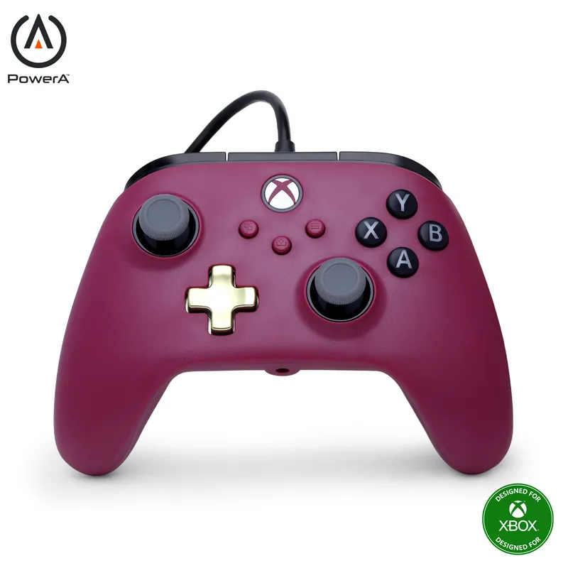 Bästsäljare | PowerA - Advantage Plus Wired Controller - Rubin - Red/Black