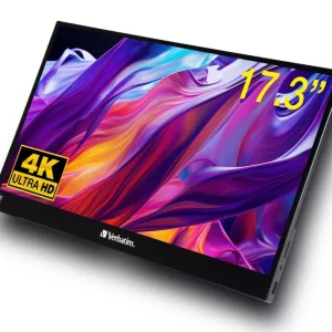 Verbatim - PMT-17-4K Portable Touchscreen Monitor 17.3" 4K Ultra HD Metal Housing | Begränsat antal