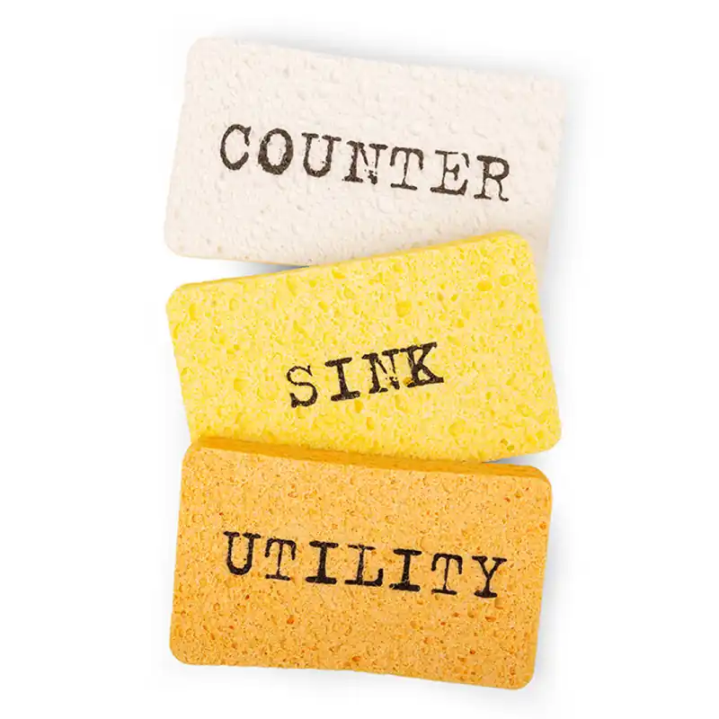 Kikkerland - Counter Intelligence Pop-Up Sponges - (wet) | Rekommenderas