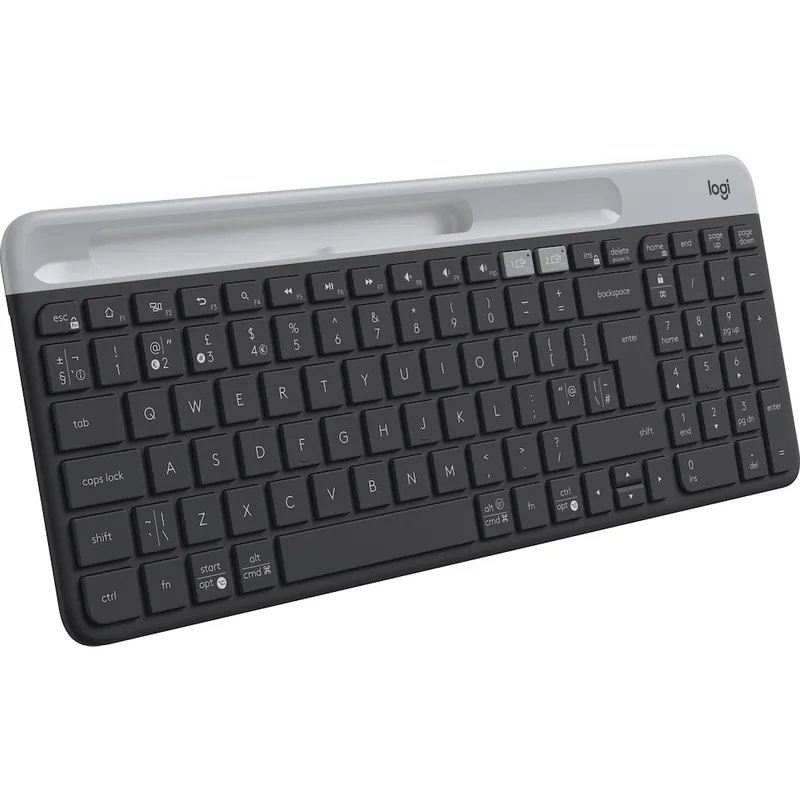 Logitech - K580 Slim Multi-Device Wireless Keyboard GRAPHITE NORDIC - Smidig beställning