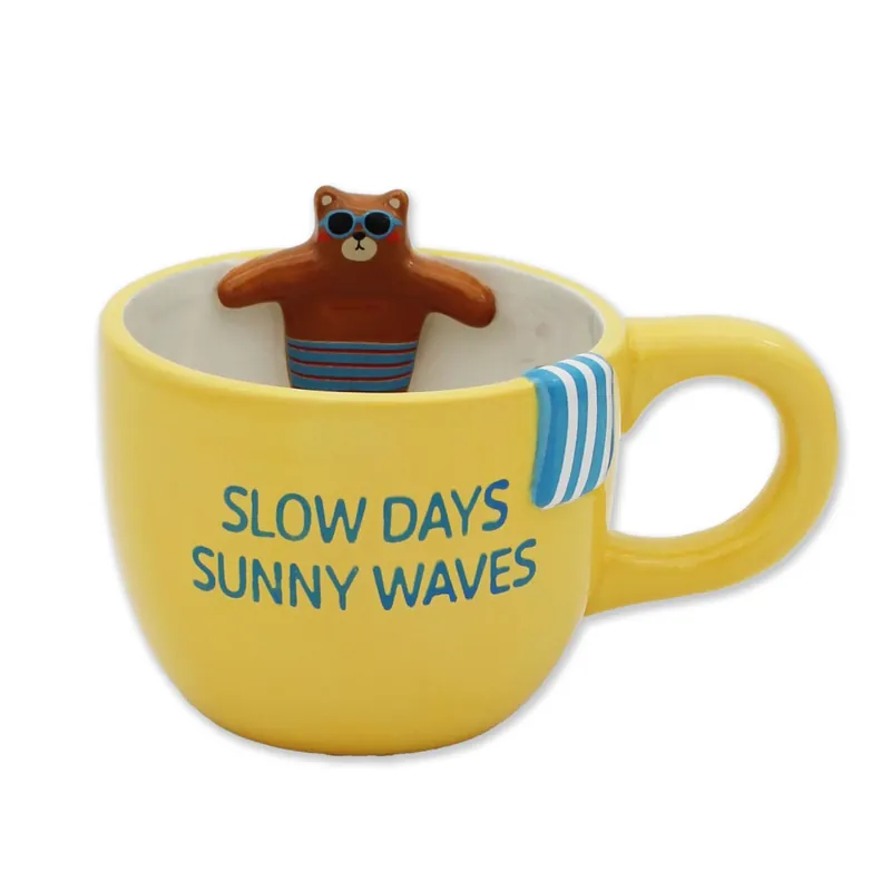 Winkee - Pool Buddies Chilling Bear Mug | Favorit