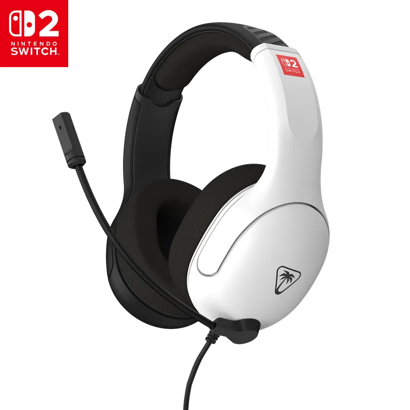 Skaffa nu | Turtle Beach - Airlite Fit Headset Black & White - Nintendo Switch 2