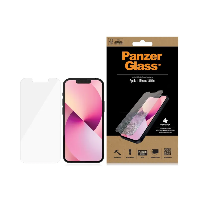 Kampanjpris - PanzerGlass - Screen Protector Apple iPhone 13 Mini - Standard Fit
