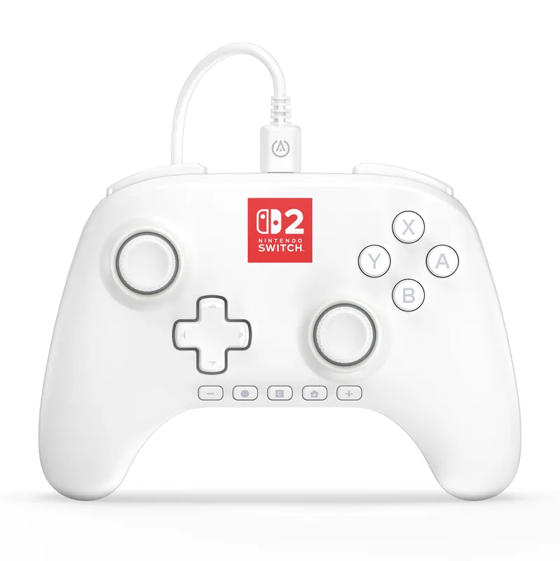 Lågt pris | PowerA Advantage Wired Controller for Nintendo Switch 2 with Lumectra - White