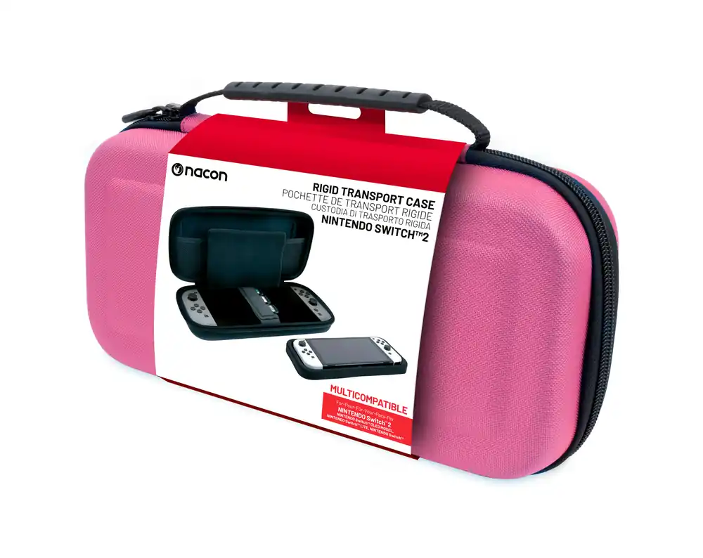 Nacon Classic Taske L - Nintendo Switch 2 - Pink | Finns tillgänglig