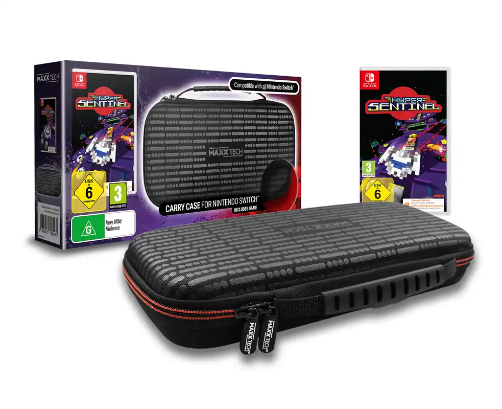 Premium Carry Case & Hyper Sentinel Bundle for Nintendo Switch & Switch 2 - Precis inkommet