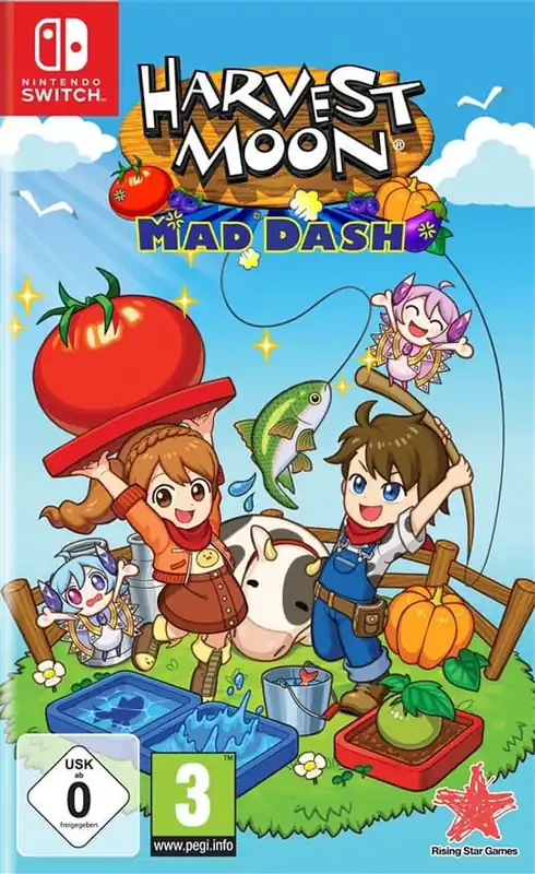 Harvest Moon Mad Dash (Code in Box) - Nintendo Switch - Mycket efterfrågad