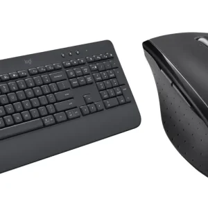 Logitech - Signature K650 Keyboard ( Nordic ) - Graphite & Logitech - M705 wireless mouse - Bundle - Premium