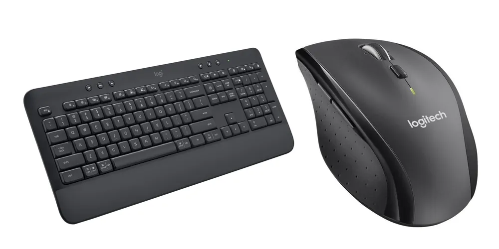 Logitech - Signature K650 Keyboard ( Nordic ) - Graphite & Logitech - M705 wireless mouse - Bundle - Premium