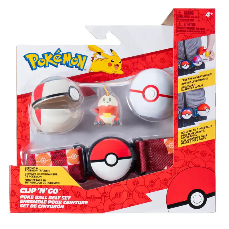 Pokémon - Clip N Go Belt Set Fuecoco (PKW4169) | Väl omtyckt
