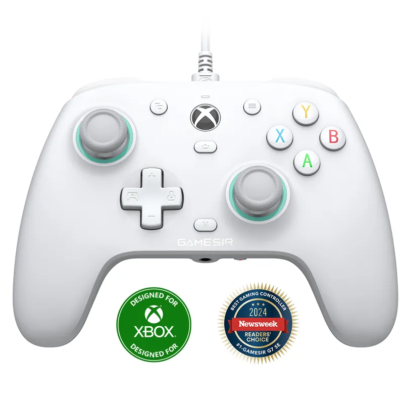 GameSir - G7 SE Multiplatform Gamepad (Hall-Effect Sticks) - White - Deal