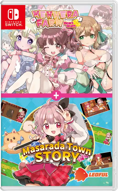 Menhera Farm + Masarada Town Story - Nintendo Switch | Så länge lagret räcker