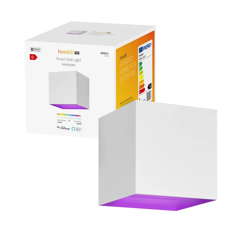 Hombli - Smart Outdoor Wall Light V2, White | Premium