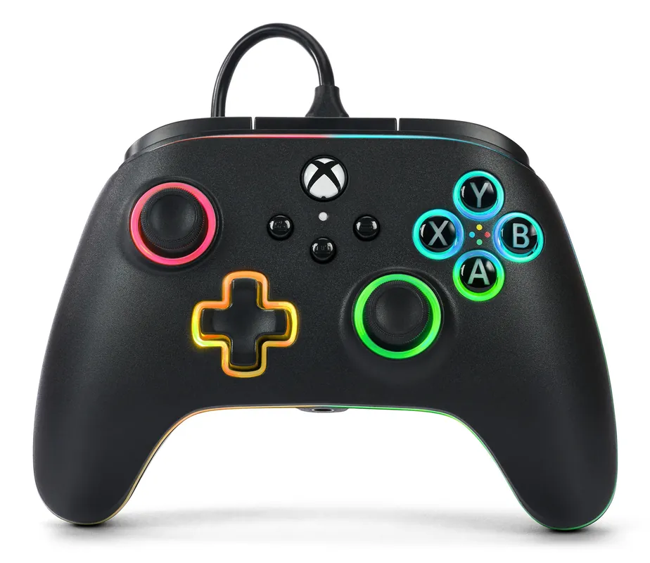 Power A - Advantage Wired Controller - Lumectra - Black/Xbox Series X - I lager