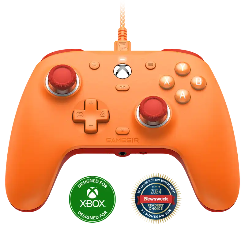 GameSir - G7 SE Multiplatform Gamepad (Hall-Effect Sticks) - Vibrant Orange - Kanonpris