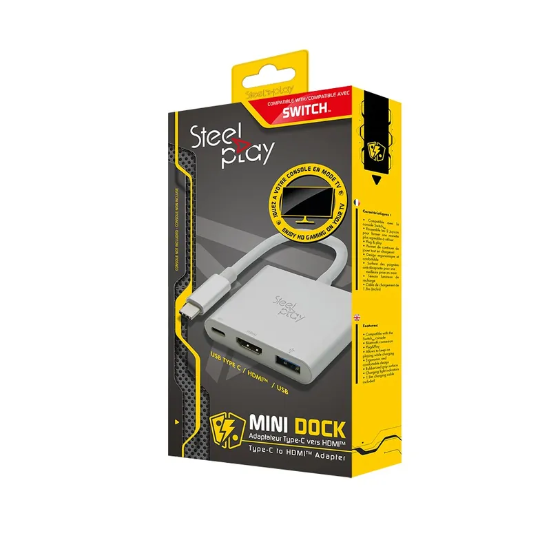 Lågt pris - Steelplay - Mini Dock - USB-C/HDMI Adapter (Switch/Mac)