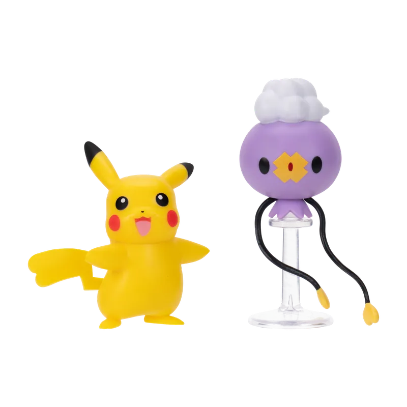 Handla online - Pokémon - Battle Figure Drifloon & Pikachu (PKW4531)