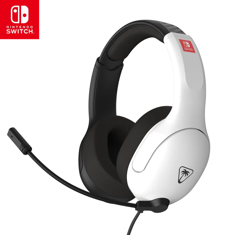 Prissänkt | Turtle Beach Airlite Fit Headset Black & White