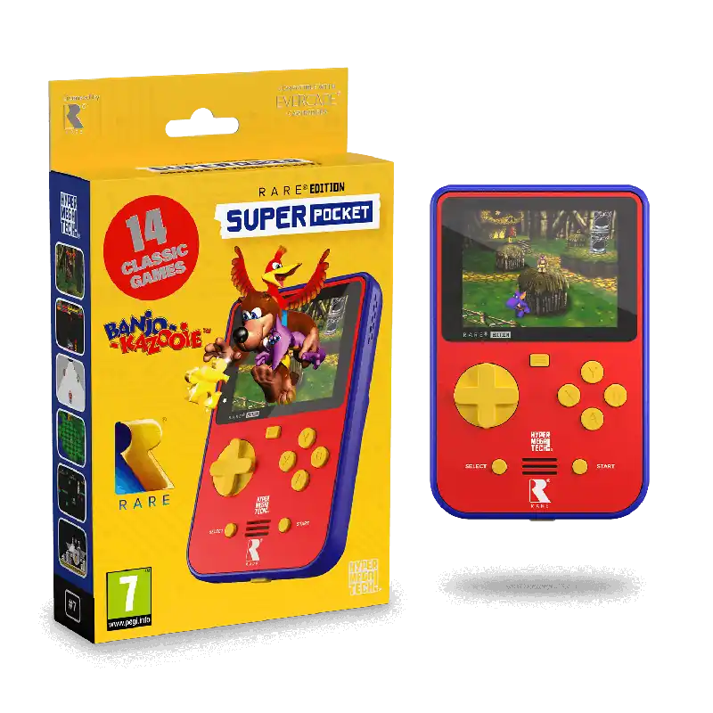 Evercade - HyperMega Tech - Super Pocket Rare Edition - BLAZE TAB Plus - Sänkt pris