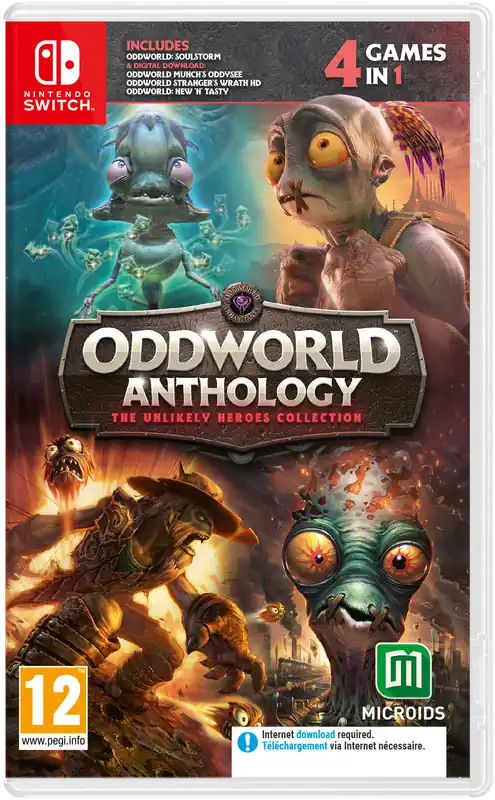 Oddworld Anthology The Unlikely Heroes Collection - Nintendo Switch - Slutrea