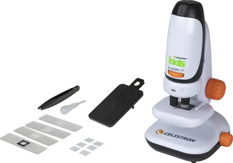Celestron - Kids Microscope with Phone Adapter - Passa på nu