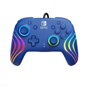PDP Afterglow Wave Wired Controller Blue Switch - Nyhet hos oss