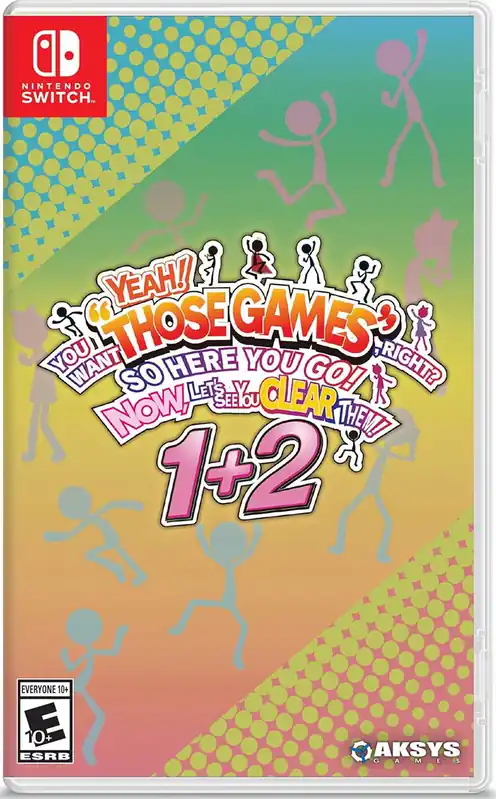 YEAH! YOU WANT "THOSE GAMES," RIGHT? SO HERE YOU GO! NOW, LET’S SEE YOU CLEAR THEM! 1+2 (Import) - Nintendo Switch - Finns tillgänglig
