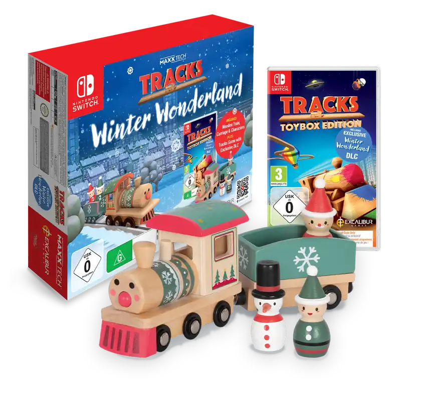 Prissänkt | Maxx Tech Tracks Winter Wonderland Kit For Switch - Nintendo Switch