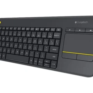 Logitech Wireless Touch Keyboard K400 Plus Black (Nordic) - Extra bra pris