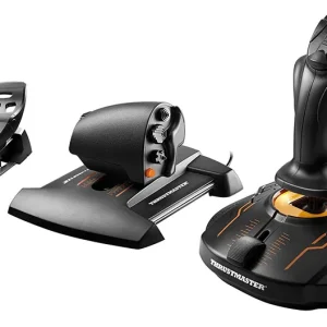 Thrustmaster - T16000M FCS Flight Pack Includes Joystick Throttle and Rudder Pedals | Extra bra pris