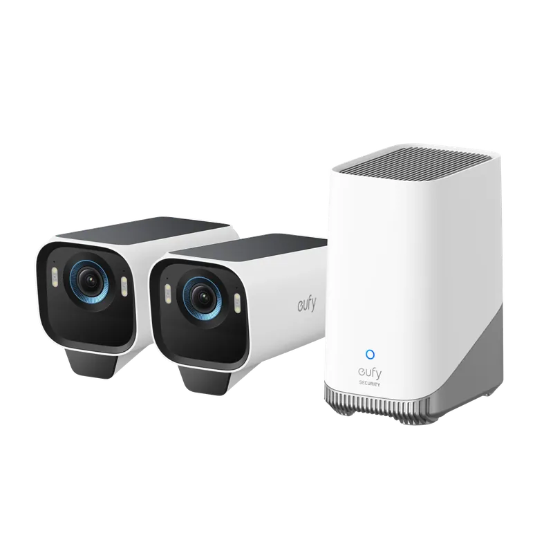 Eufy - Cam S3 Pro 2-Cam Kit – 4K Solar Security Camera System with MaxColor Vision™ | Under begränsad tid