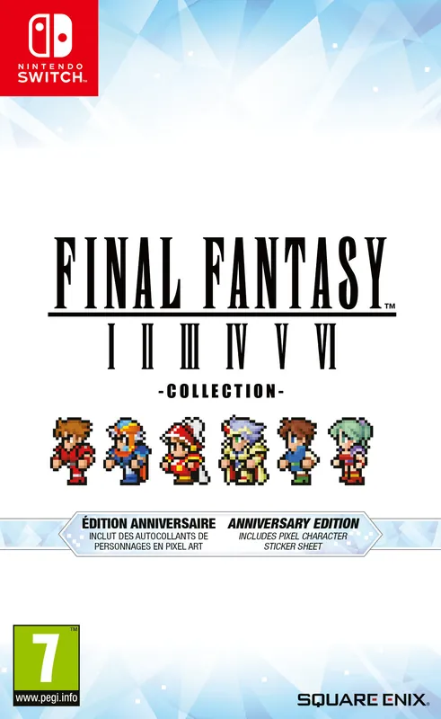 Sänkt pris | Final Fantasy I-VI - Collection - Anniversary Edition - Nintendo Switch