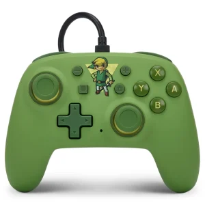 Efterfrågad - PowerA Nano Wired Switch Controller - Toon Link /Nintendo Switch