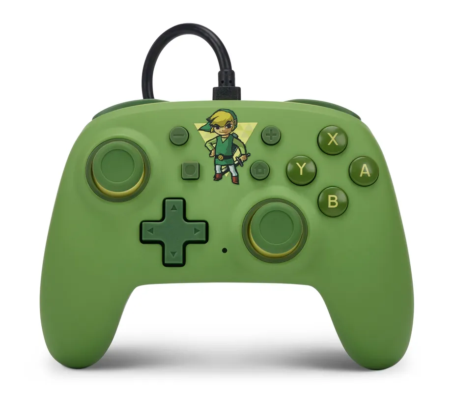 Efterfrågad - PowerA Nano Wired Switch Controller - Toon Link /Nintendo Switch
