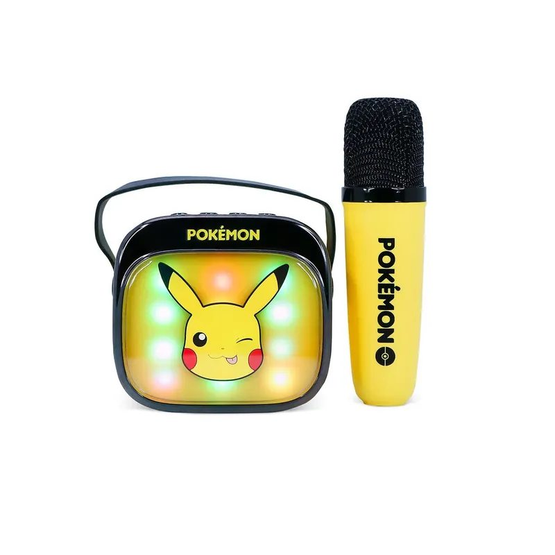 Lågt pris - OTL - Light Up Wireless Karaoke Speaker W/ Microphone - Pikachu