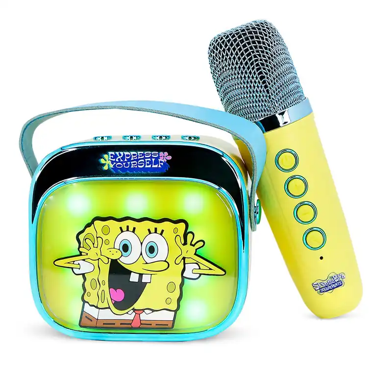 Nästan slut | OTL - Light Up Wireless Karaoke Speaker W/ Microphone - SpongeBob Square Pants