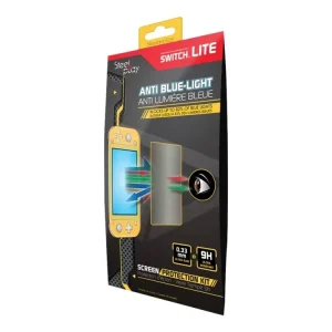 Finns tillgänglig | Steelplay Screen Protection Kit 9H Anti Blue-Light Tempered Glass - Switch Lite
