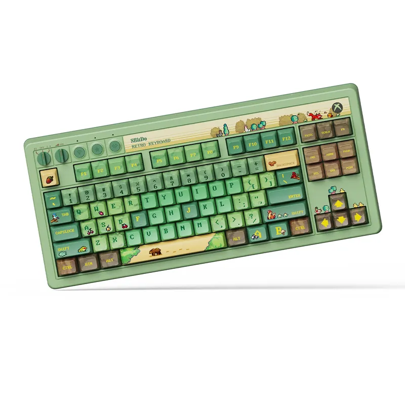 8Bitdo - Mechanical Keyboard Xbox Forest Edition - Green - Väl omtyckt