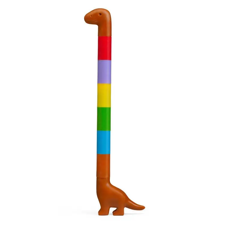 Endast ett fåtal kvar | Kikkerland - Rainbow Dino Marker - Rainbow - Mini-sized