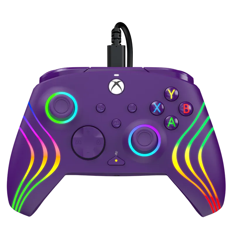 PDP Afterglow Wave Wired Controller - Purple | Handla säkert