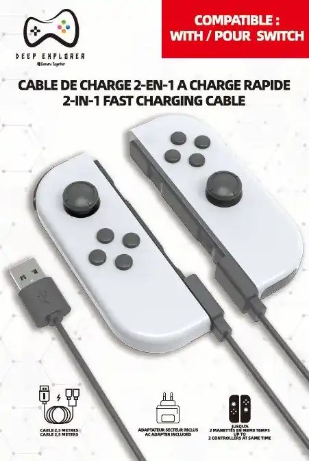 Deep Explorer - 2 in 1 Charger - Prisnedsättning